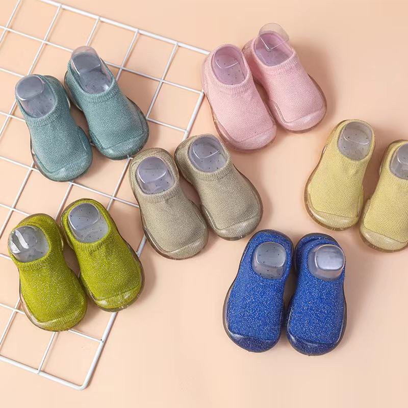 Clear Sole Shoe-Socks for Kids
